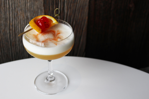 Waconia Sour cocktail at FireLake Grill House & Cocktail Bar - National Whiskey Sour Day 2017 recipes